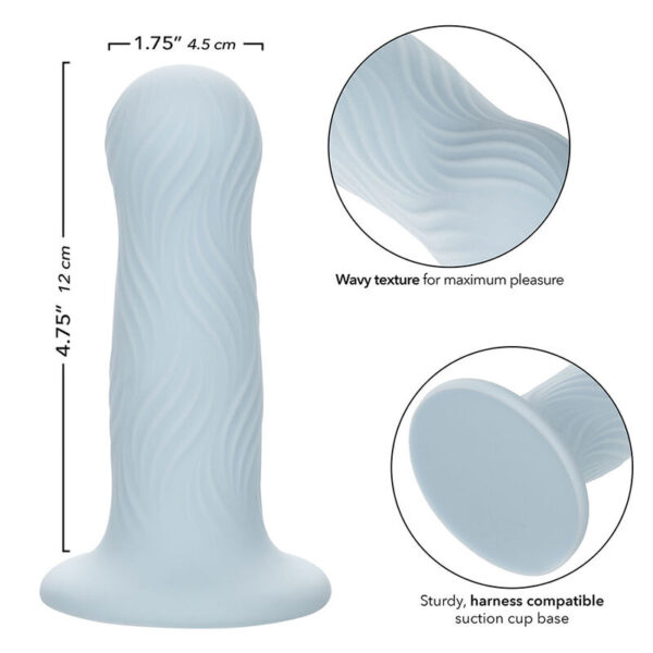 Calexotics - wave rider plug anal espuma azul