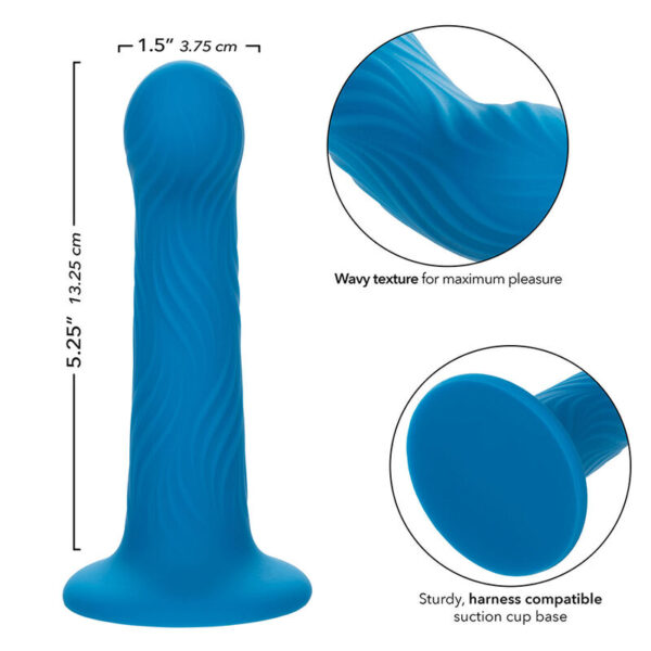 Calexotics - wave rider ripple plug anal azul