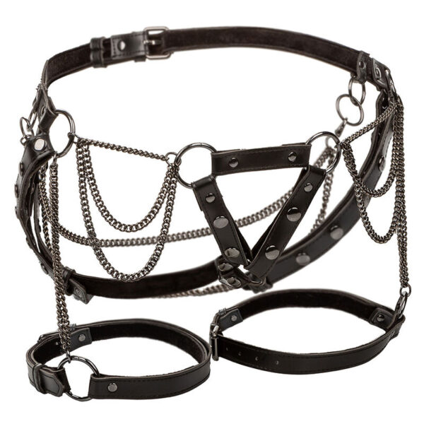 Calexotics - euphoria arnÉs de muslo con cadenas premium talla plus