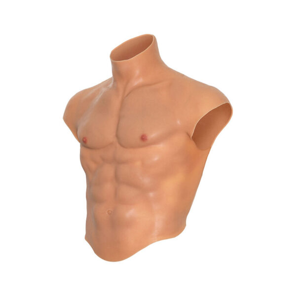 Hidden desire - alter ego camiseta silicona torso masculino con abdominales natural