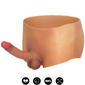 Hidden desire - alter ego bÓxer con pene 18 cm natural talla l