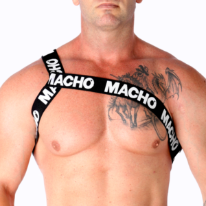 Macho - arnes romano blanco s/m