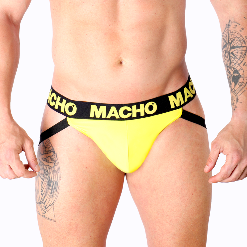 Macho - mx25a jock amarillo lycra xl