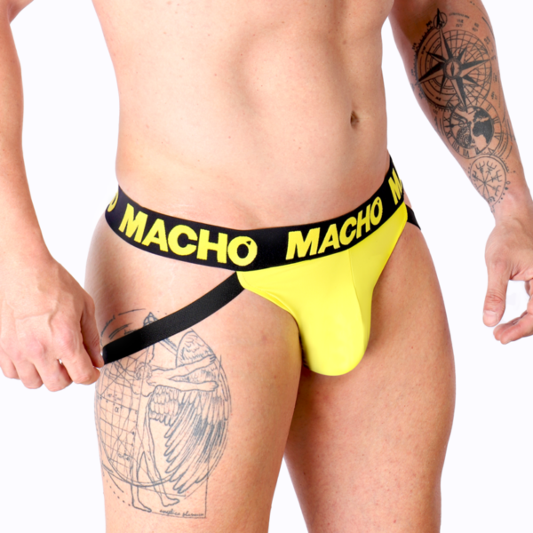 Macho - mx25a jock lycra amarillo s