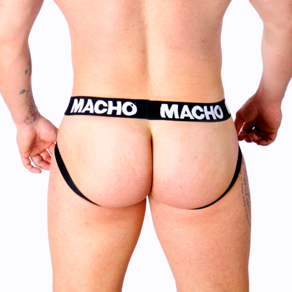 Macho - mx27gr jock cuero gris beige m