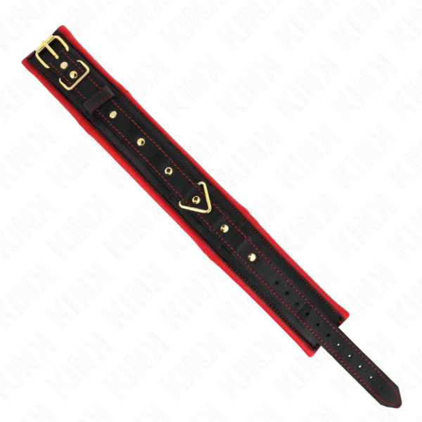 Kink - collar con correa de tejido liso ajustable 33-48 cm x 5.7 cm