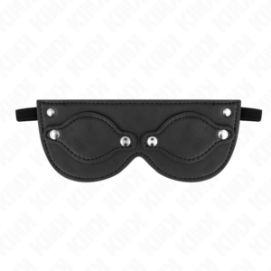 Kink - mÁscara de polipiel con cubiertas para ojos desmontables 22 x 9 cm