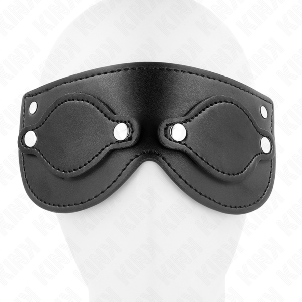 Kink - mÁscara de polipiel con cubiertas para ojos desmontables 22 x 9 cm
