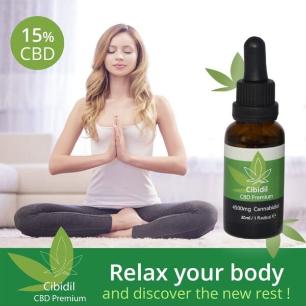 500 cosmetics - cibidil relajante aceite cbd 15 % 30 ml