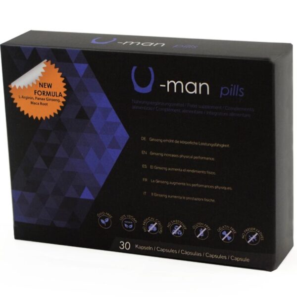 500 cosmetics - u-man aumento tamaÑo pene y potencia sexual - 30 cÁpsulas