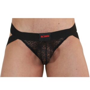 Burn - 005 jock lencero negro m