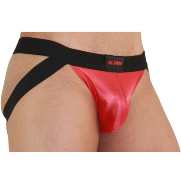 Burn - 010 jock rojo / negro m