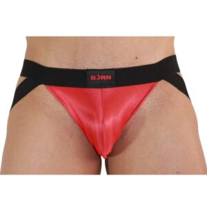 Burn - 010 jock rojo / negro xl