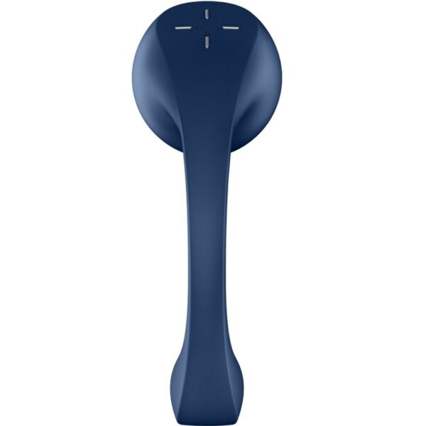 Satisfyer - pro+ wave 4 estimulador punto g & air pulse aplicaciÓn gratuita azul oscuro