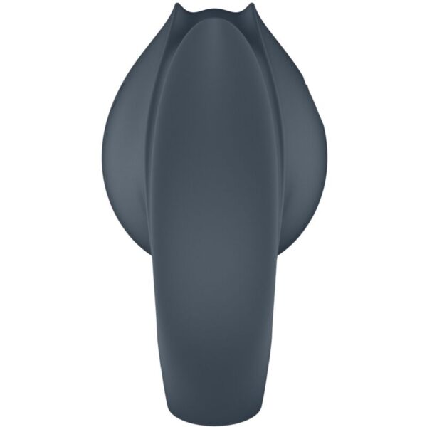 Satisfyer - perfect pair 2 multivibrador 2 en 1 anillo para pene & estimulador de dedo gris