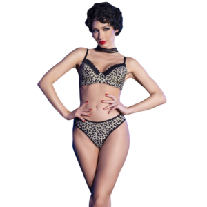Chilirose - cr 4727 bikini 2 piezas leopardo m