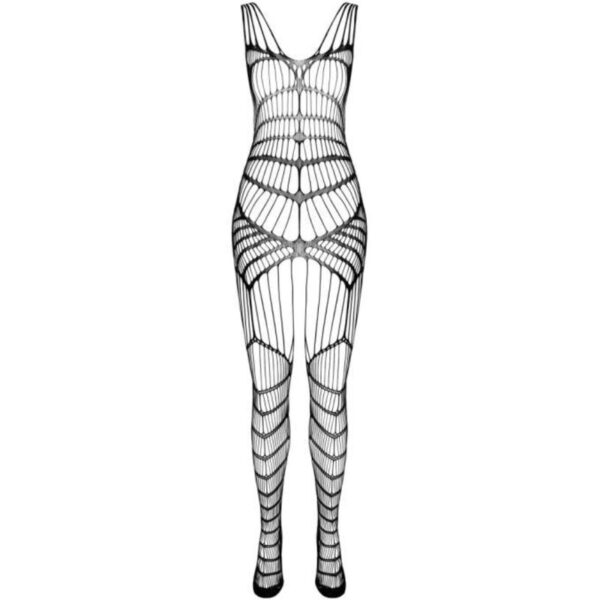 Passion - bs 102 bodystocking negro talla Única