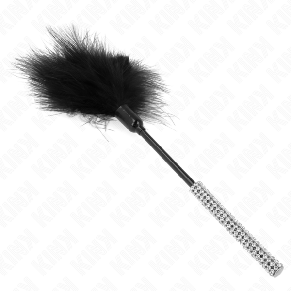 Kink - plumas para cosquillas con mango de diamantes de imitaciÓn 27 cm