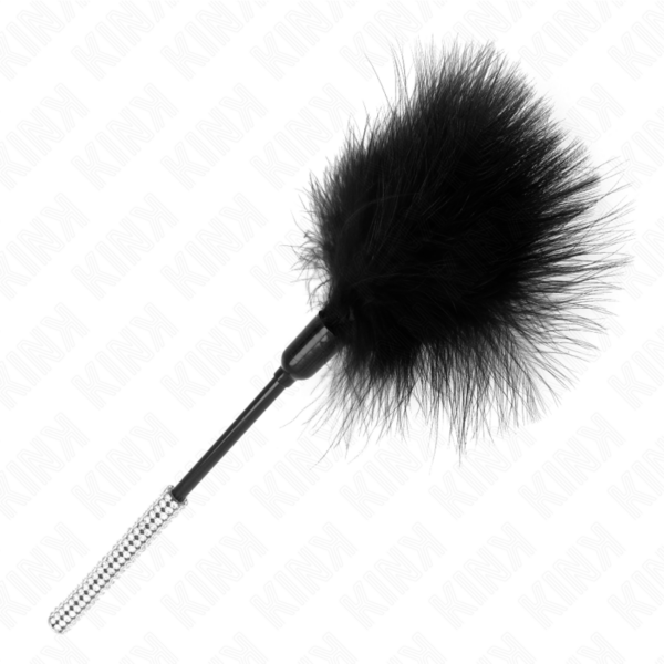 Kink - plumas para cosquillas con mango de diamantes de imitaciÓn 27 cm