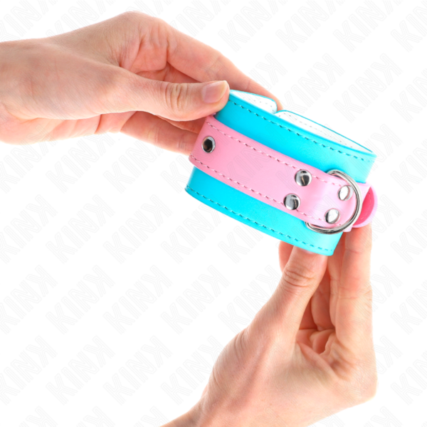 Kink - muÑequeras chic azul / rosa ajustable 16-28 cm x 5 cm