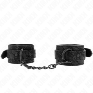 Kink - muÑequeras de encaje ajustable negro 19-26 cm