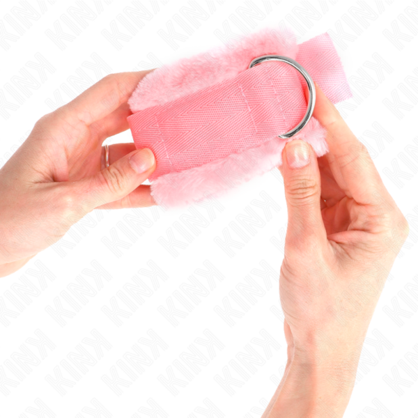 Kink - muÑequeras forrada rosa ajustable 17-31 cm x 7 cm