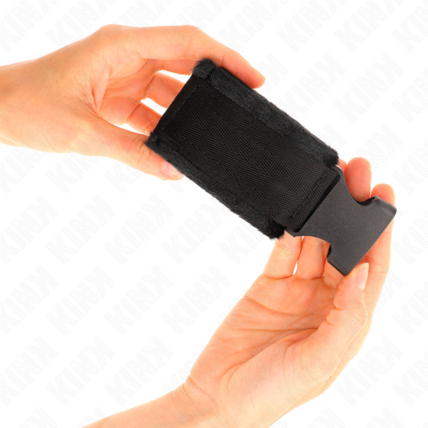 Kink - muÑequeras nylon negro modelo 1 ajustable 25-35 cm x 6 cm