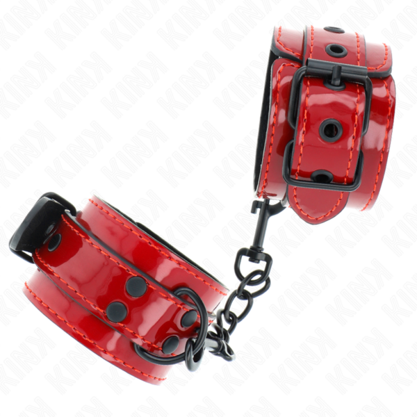 Kink - muÑequeras rojo oscuro 23 x 5 cm