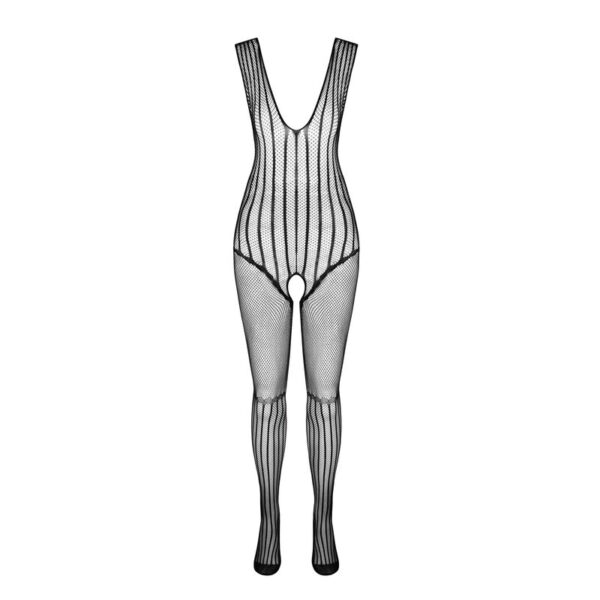 Passion - bs 103 bodystocking negro talla Única