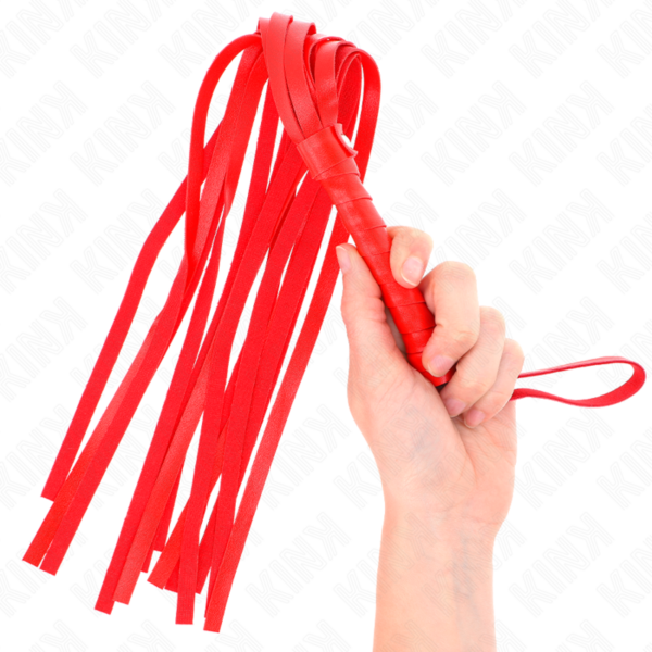 Kink - lÁtigo simple rojo 45 cm