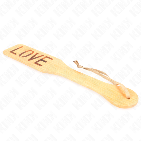 Kink - pala de bambÚ palabra love 32 x 5.5 cm