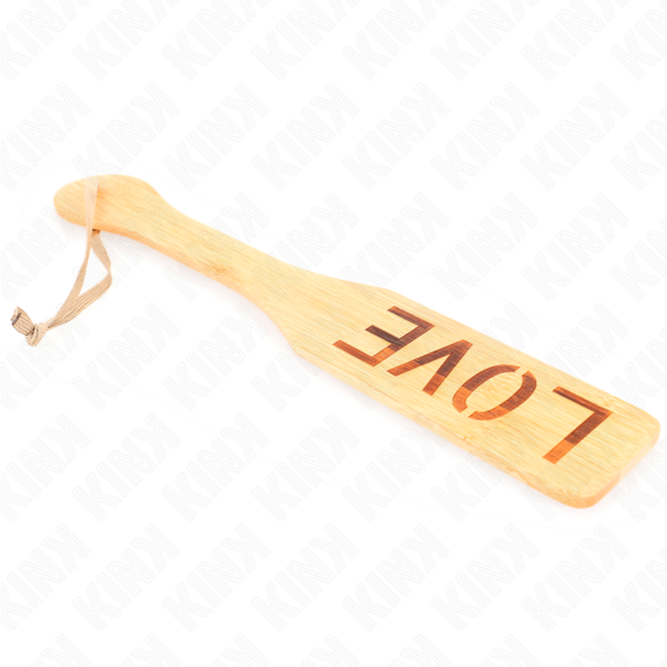 Kink - pala de bambÚ palabra love 32 x 5.5 cm