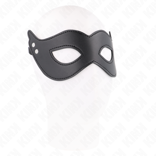 Kink - mÁscara de polipiel con remaches modelo 1 26 x 8 cm