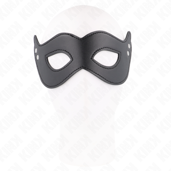 Kink - mÁscara de polipiel con remaches modelo 1 26 x 8 cm