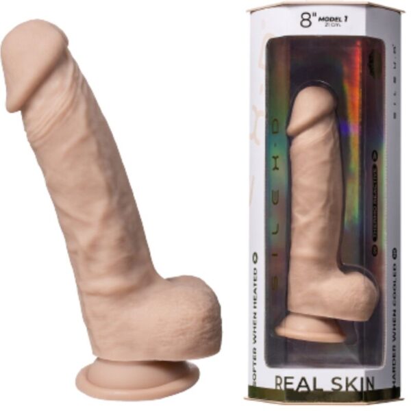 Silexd - real skin pene super realÍstico termo reactivo 21 cm premium silexpan natural