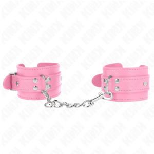Kink - muÑequeras sencillas rosa ajustable 20-23 cm x 5.5 cm