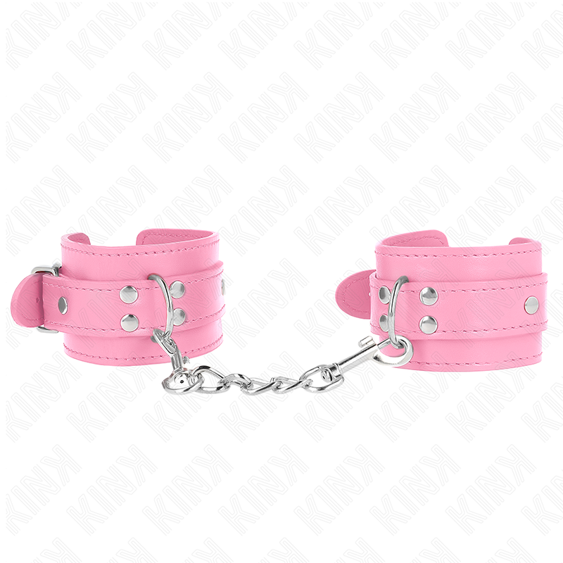 Kink - muÑequeras sencillas rosa ajustable 20-23 cm x 5.5 cm