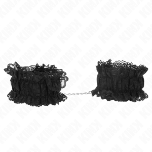 Kink - muÑequeras elÁsticas de encaje negro