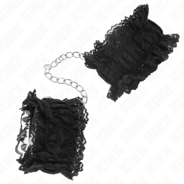 Kink - muÑequeras elÁsticas de encaje negro
