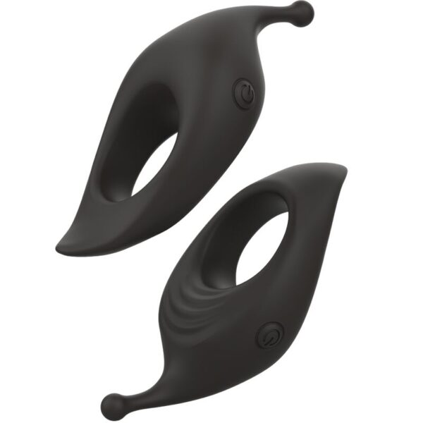 B swish - bcharmed rhythm infinite deluxe anillo para pene 15 vibraciones negro