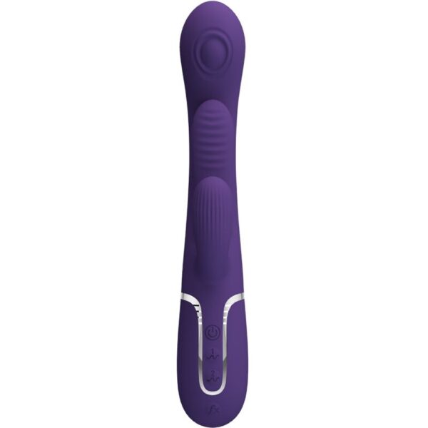 Pretty love - shania triple vibrador rabbit multifunciÓn morado