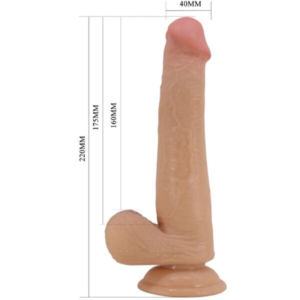 Pretty love - tallen dildo realÍstico 22 cm natural