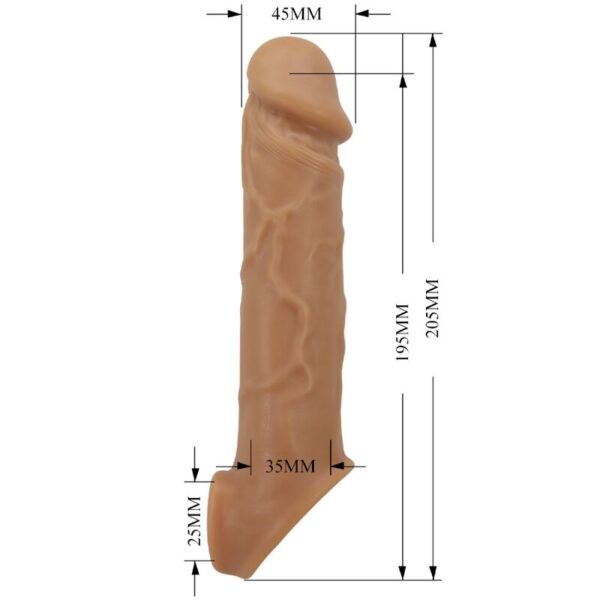 Pretty love - funda de pene de piel realÍstica natural