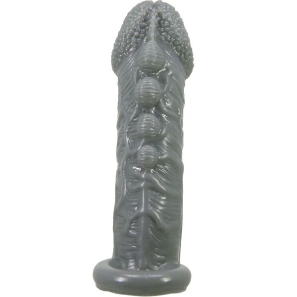 Pretty love - funda realÍstica alargadora y retardante para pene gris
