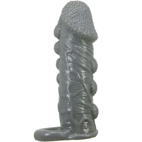 Pretty love - funda realÍstica alargadora y retardante para pene gris