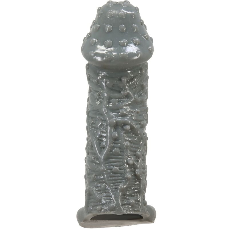 Pretty love - funda realÍstica alargadora y retardante para pene modelo 2 gris