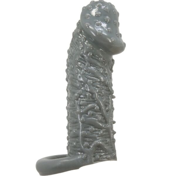 Pretty love - funda realÍstica alargadora y retardante para pene modelo 2 gris