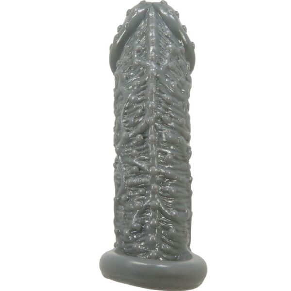 Pretty love - funda realÍstica alargadora y retardante para pene modelo 2 gris