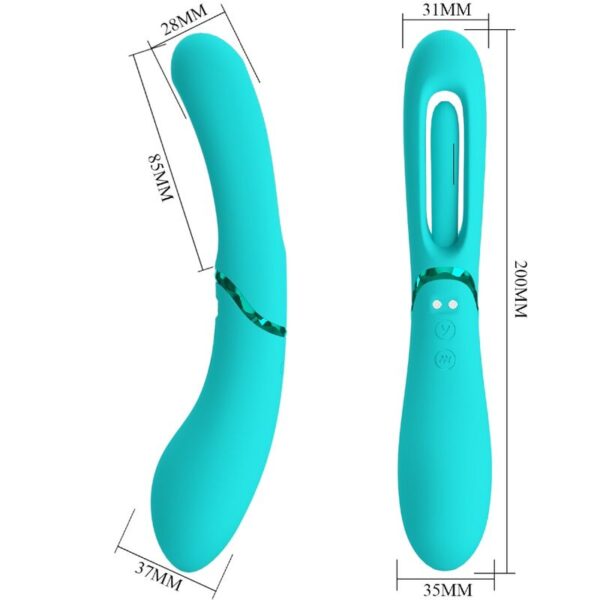 Romance - lexie vibrador punto g 7 vibraciones azul