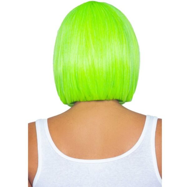 Leg avenue - peluca bob fluorescente verde neon